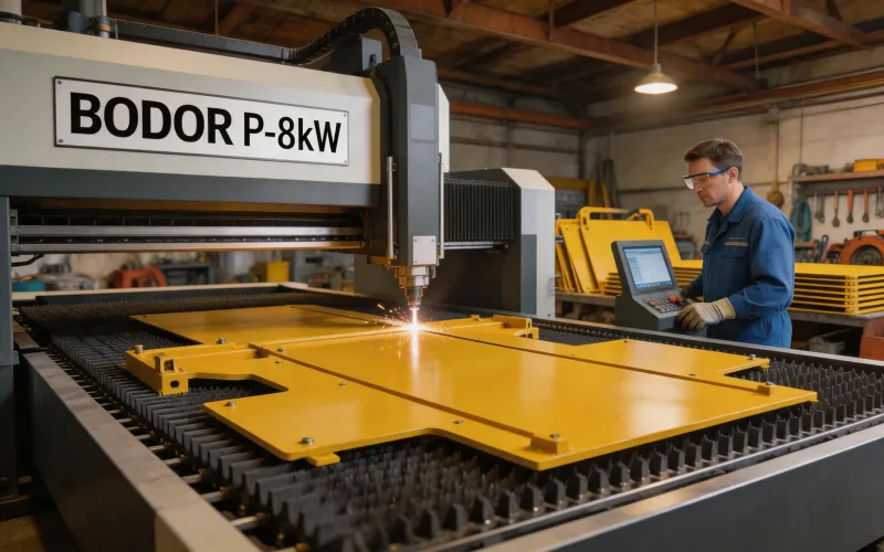 Agricultural machinery body panels cutting with Bodor